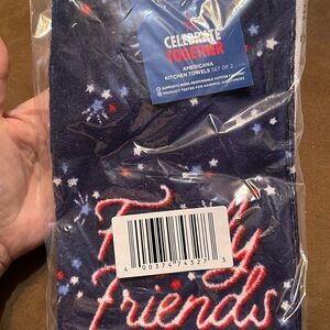 NWT Celebrate Together Set of 2 Americana Kitchen Towels